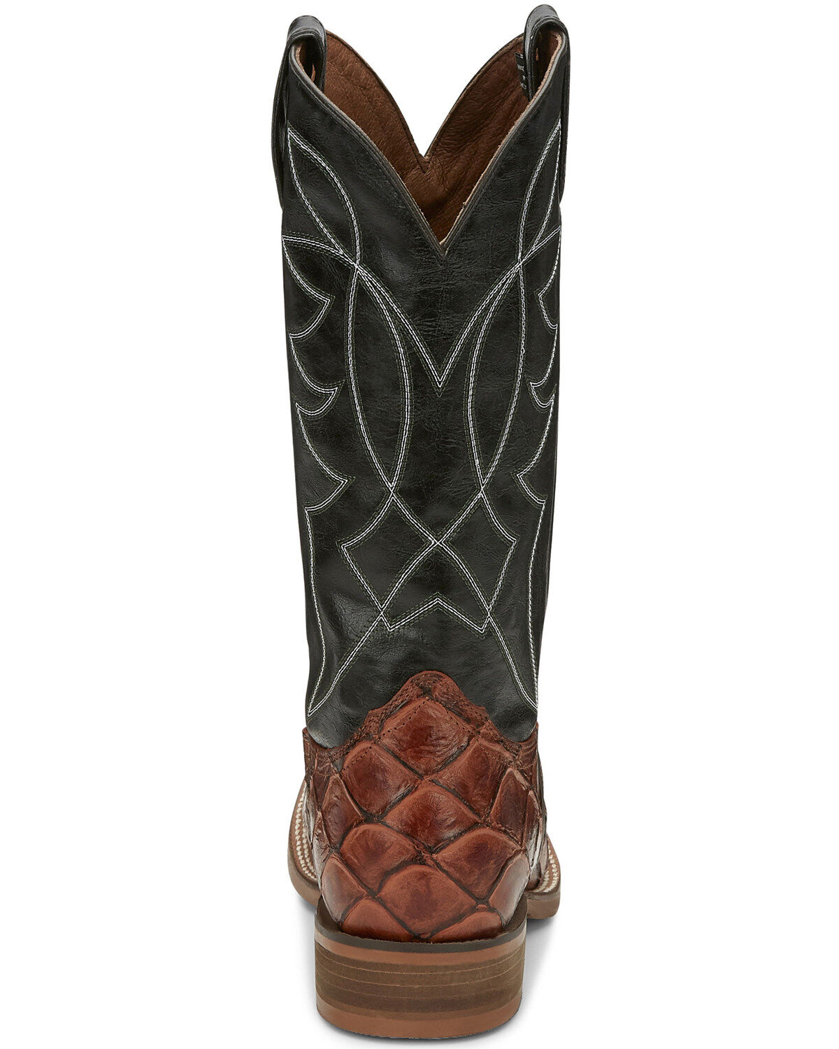 Image #4 - Nocona Men's Go Round Cognac Western Boots - Square Toe, Brown, hi-res