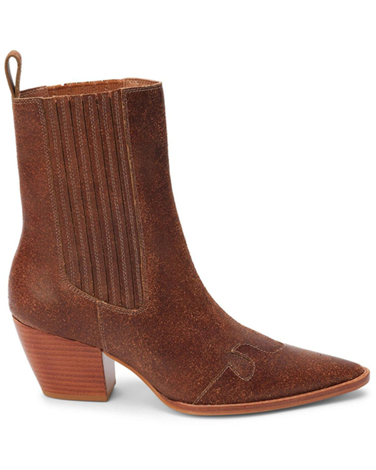 Image #2 - Matisse Women's Collins Short Boots - Snip Toe, Brown, hi-res
