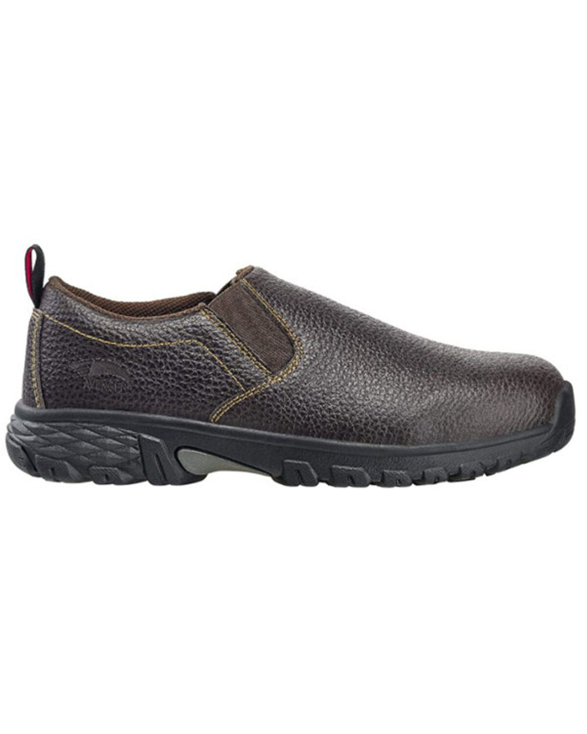 Image #2 - Avenger Men's Flight Brown Waterproof Work Shoes - Alloy Toe, Brown, hi-res