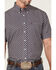 Cinch Men's ARENAFLEX Geo Print Short Sleeve Button Down Western Shirt , Navy, hi-res