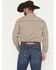 Image #4 - Cowboy Hardware Men's Basket Weave Geo Print Long Sleeve Button-Down Stretch Western Shirt, Tan, hi-res