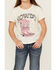 Image #3 - Self Esteem Girls' Howdy Sequin Short Sleeve Graphic Tee, , hi-res