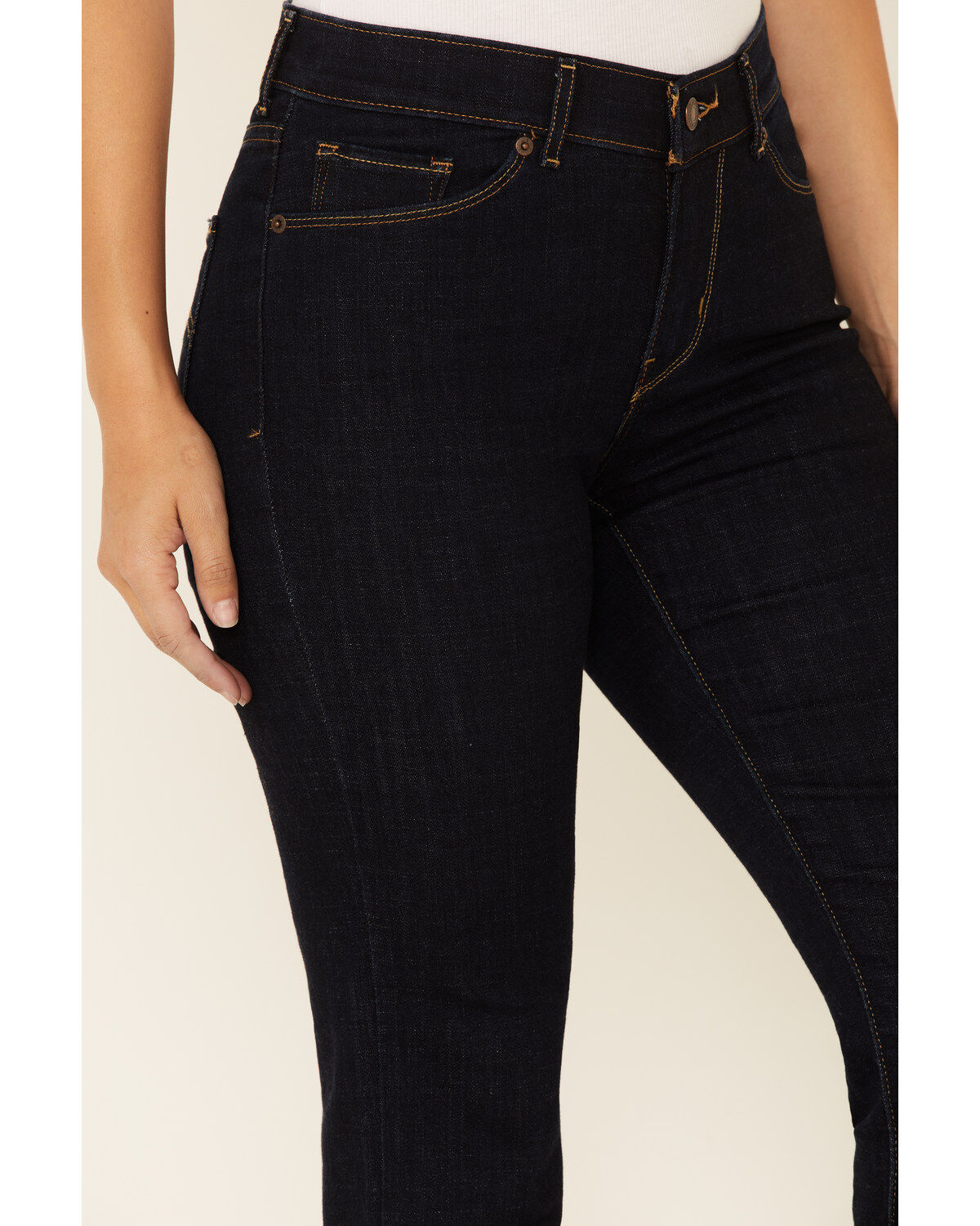 Image #4 - Levi's Women's Dark Wash Classic Bootcut Jeans, Blue, hi-res