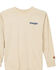 Image #2 - Wrangler Men's FR 47 Longhorn Skull Long Sleeve Graphic T-Shirt, Sand, hi-res