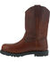 Image #4 - Iron Age Men's Hauler Wellington Work Boots - Composite Toe, Brown, hi-res