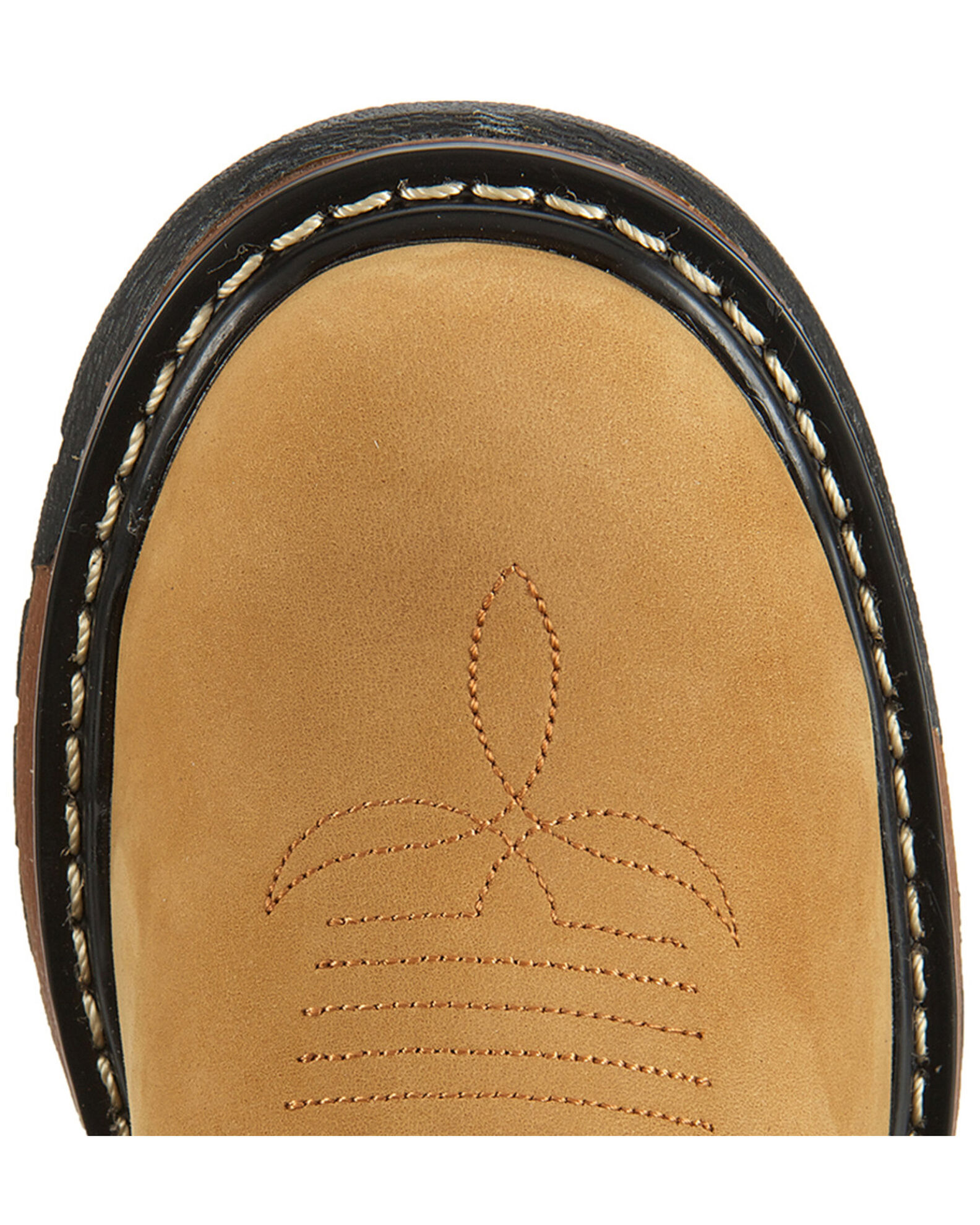 Image #6 - Rocky Kid's Branson Roper Western Boots, Brown, hi-res