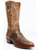 Image #1 - El Dorado Men's Sahara Western Boots - Round Toe, Dark Brown, hi-res