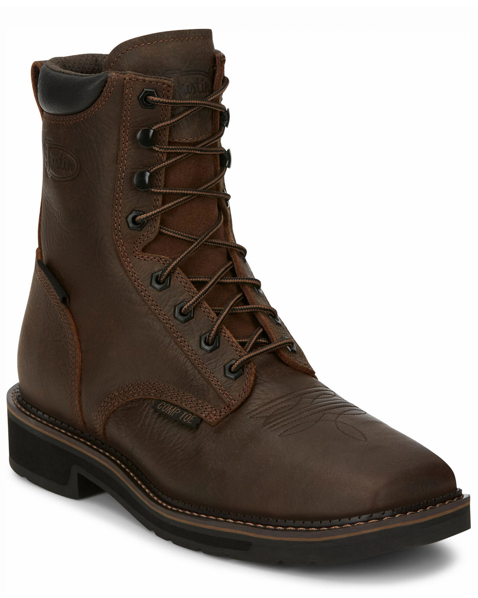 Justin logger boots store