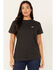 Image #2 - Ariat Women's Rebar Cotton Strong Short Sleeve Work Tee, Charcoal, hi-res