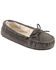 Minnetonka Cally Lined Slipper Moccasins, Grey, hi-res