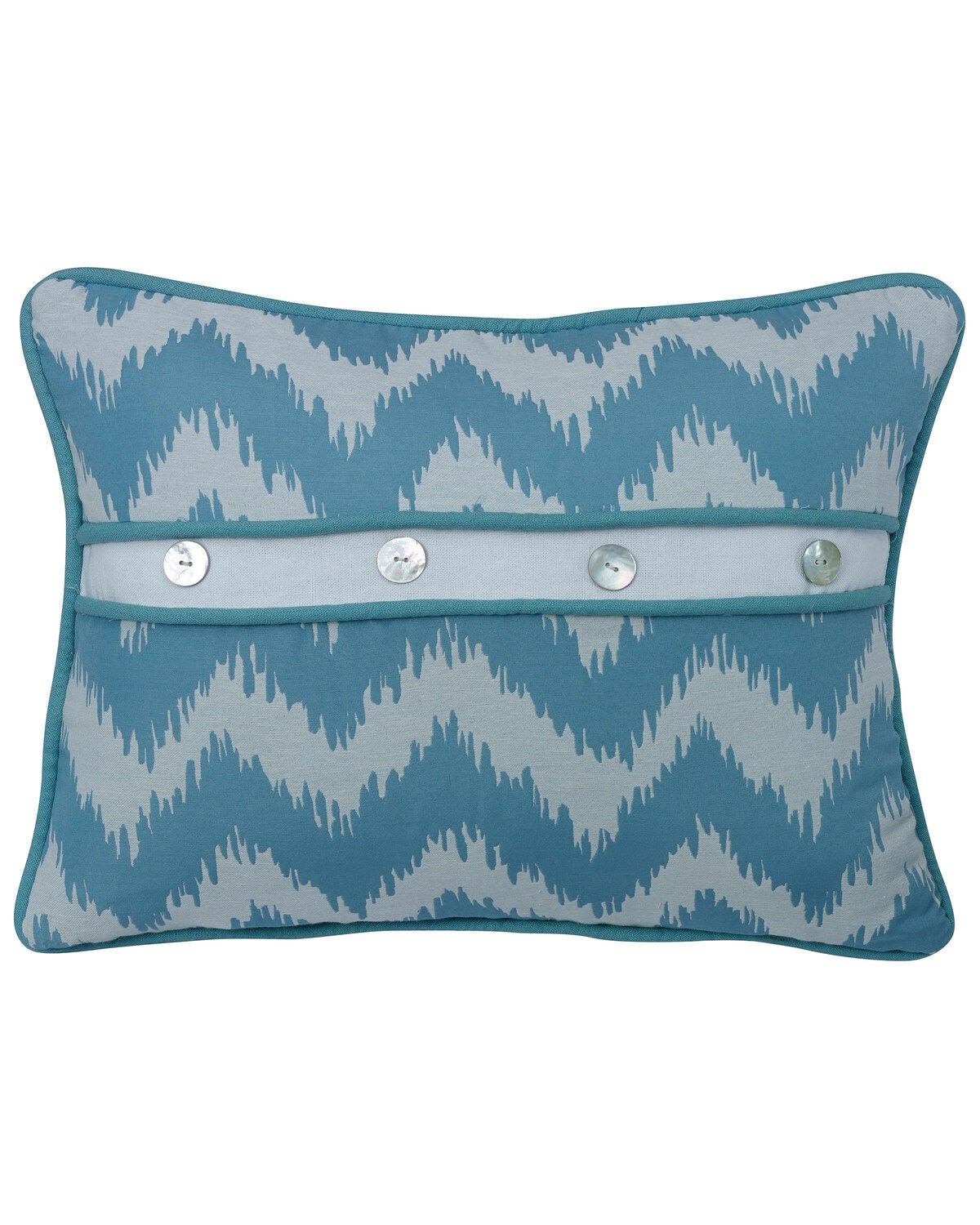 HiEnd Accents Chevron Print Pillow, 16"X21", Multi, hi-res