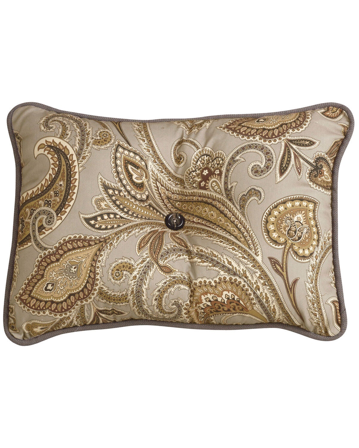 HiEnd Accents Piedmont Paisley Pillow, Multi, hi-res