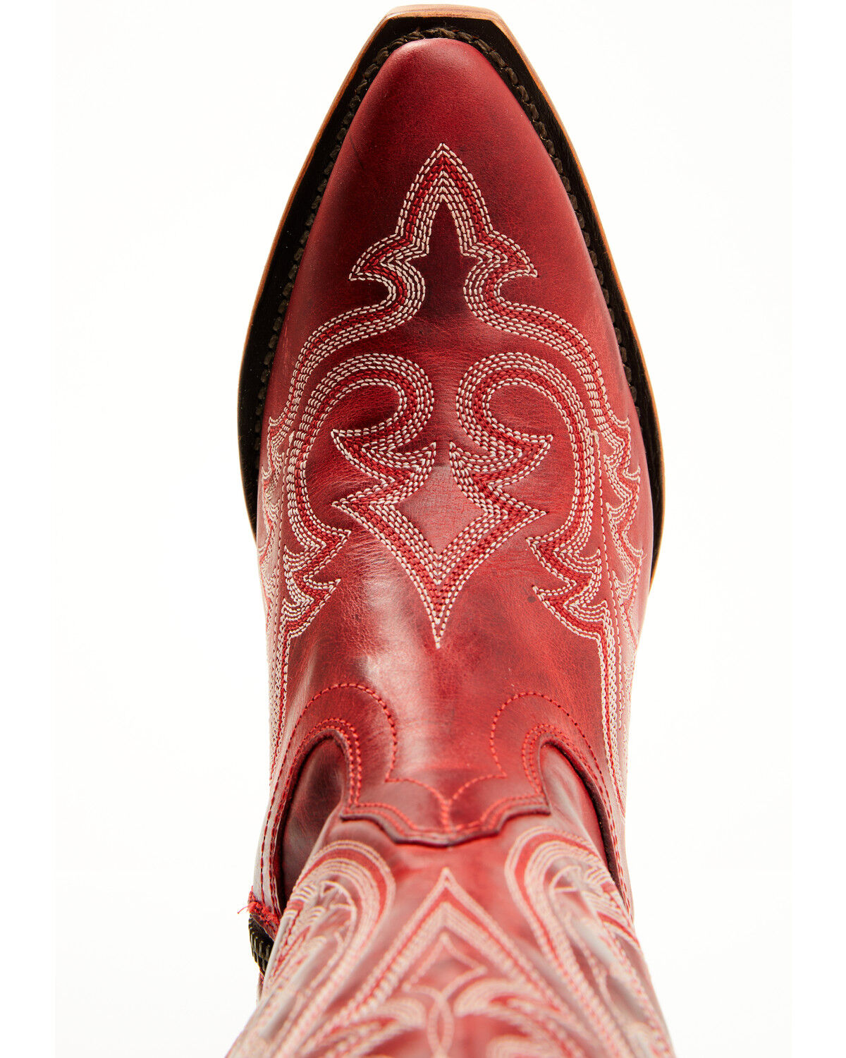 Image #6 - Durango Women's Crush Tall Western Boots - Snip Toe, Red, hi-res
