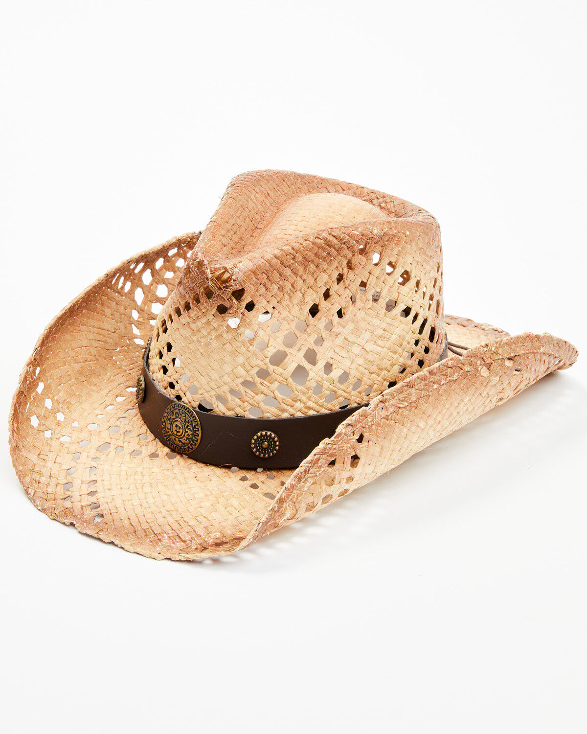 Image #1 - Shyanne Women's Diamond Jim Straw Cowboy Hat, Natural, hi-res