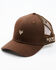 Image #1 - Hawx Men's Simple Logo Baseball Cap, Brown, hi-res