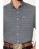 Image #3 - Cinch Men's ARENAFLEX Geo Print Short Sleeve Button Down Western Shirt, Navy, hi-res
