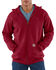 Image #2 - Carhartt Men's Hooded Zip Front Work Hooded Sweatshirt - Big & Tall, , hi-res