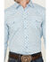 Image #3 - Gibson Men's Gma's Couch Mosaic Medallion Print Long Sleeve Snap Western Shirt, Light Blue, hi-res