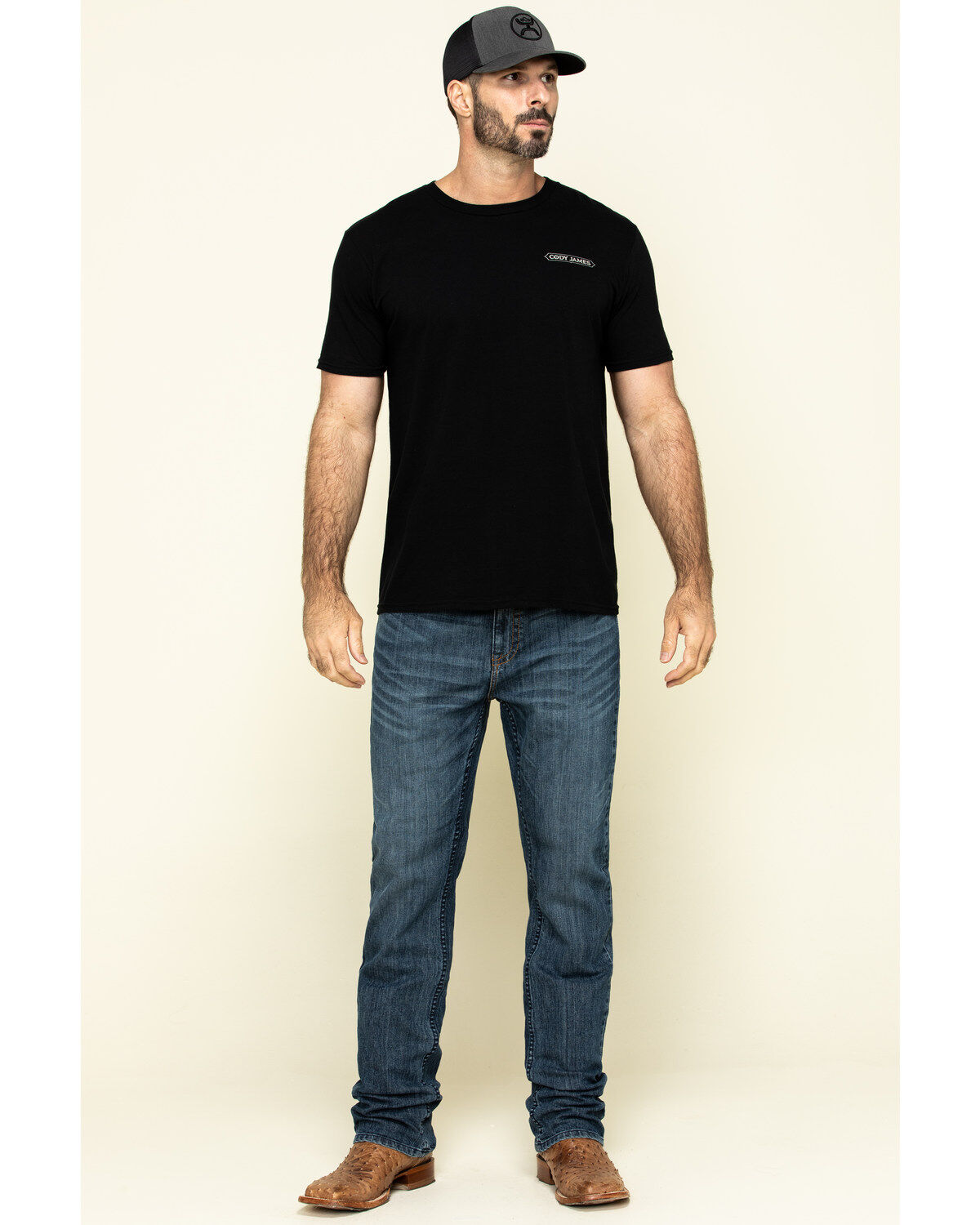 Image #6 - Cody James Men's Equalizer Medium Wash Slim Straight Stretch Denim Jeans, Blue, hi-res
