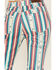 Image #4 - Hooey by Rock & Roll Denim Women's High Rise Striped Flare Jeans, Multi, hi-res