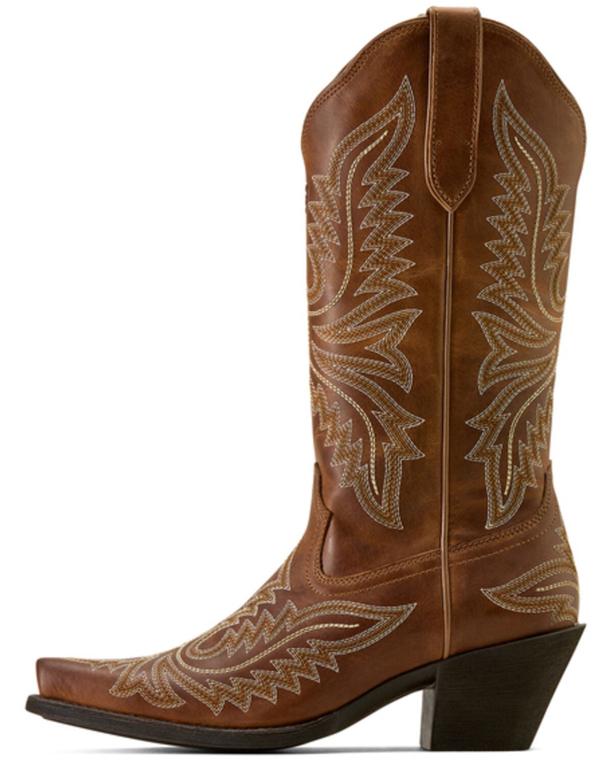 Image #2 - Ariat Women's Round Up Collins Western Boots - Snip Toe, Brown, hi-res
