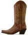 Image #2 - Ariat Women's Round Up Collins Western Boots - Snip Toe, Brown, hi-res