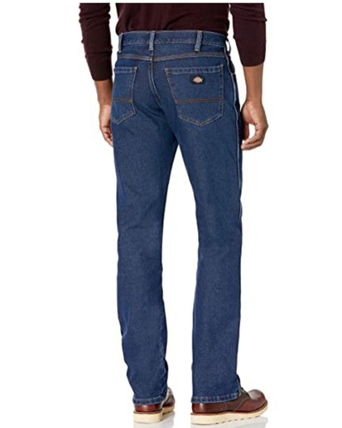 Image #2 - Dickies Men's Stonewash Warming Temp-IQ Flex Regular Fit Work Jeans, Indigo, hi-res