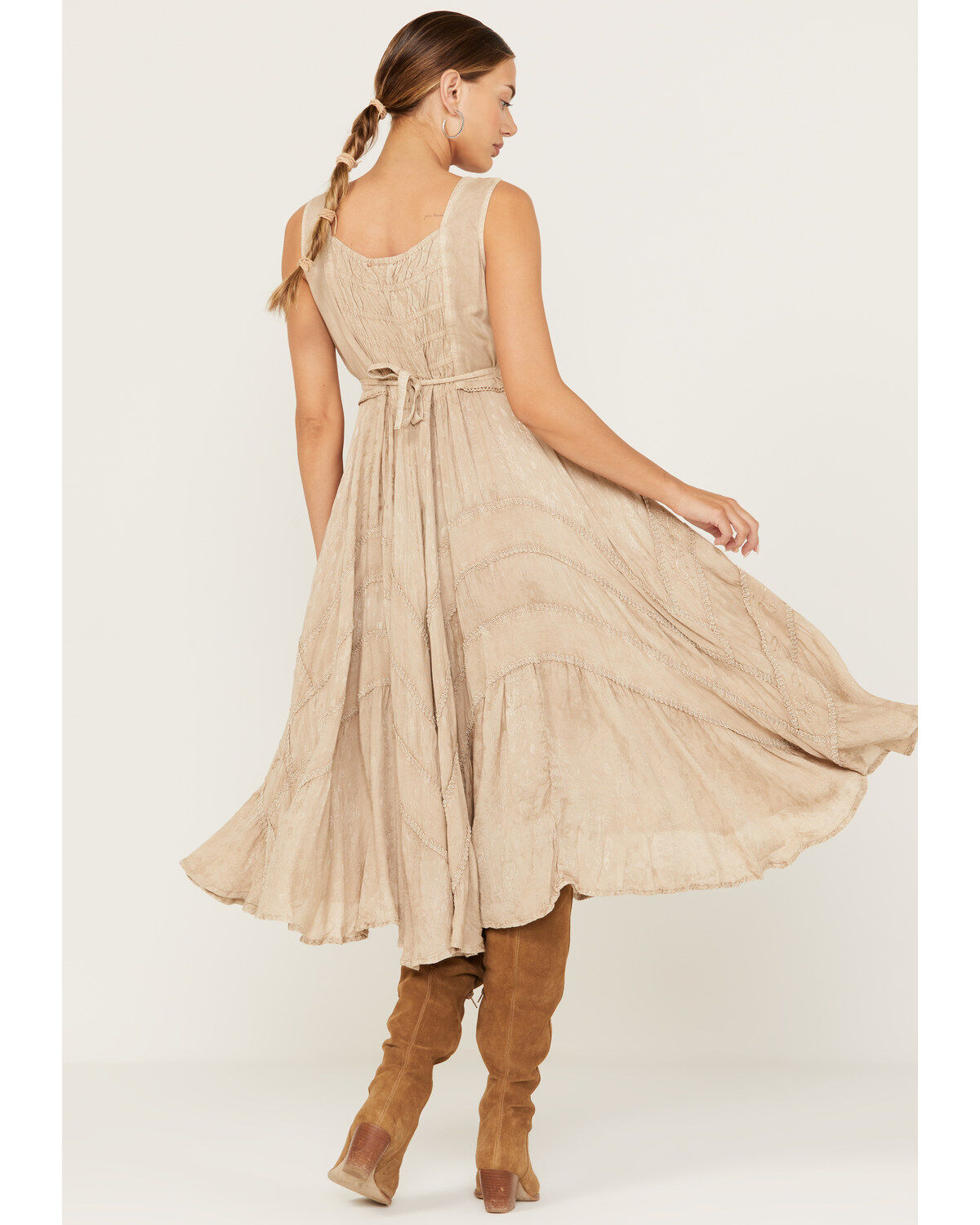 Image #4 - Scully Women's Lace-Up Jacquard Dress, , hi-res