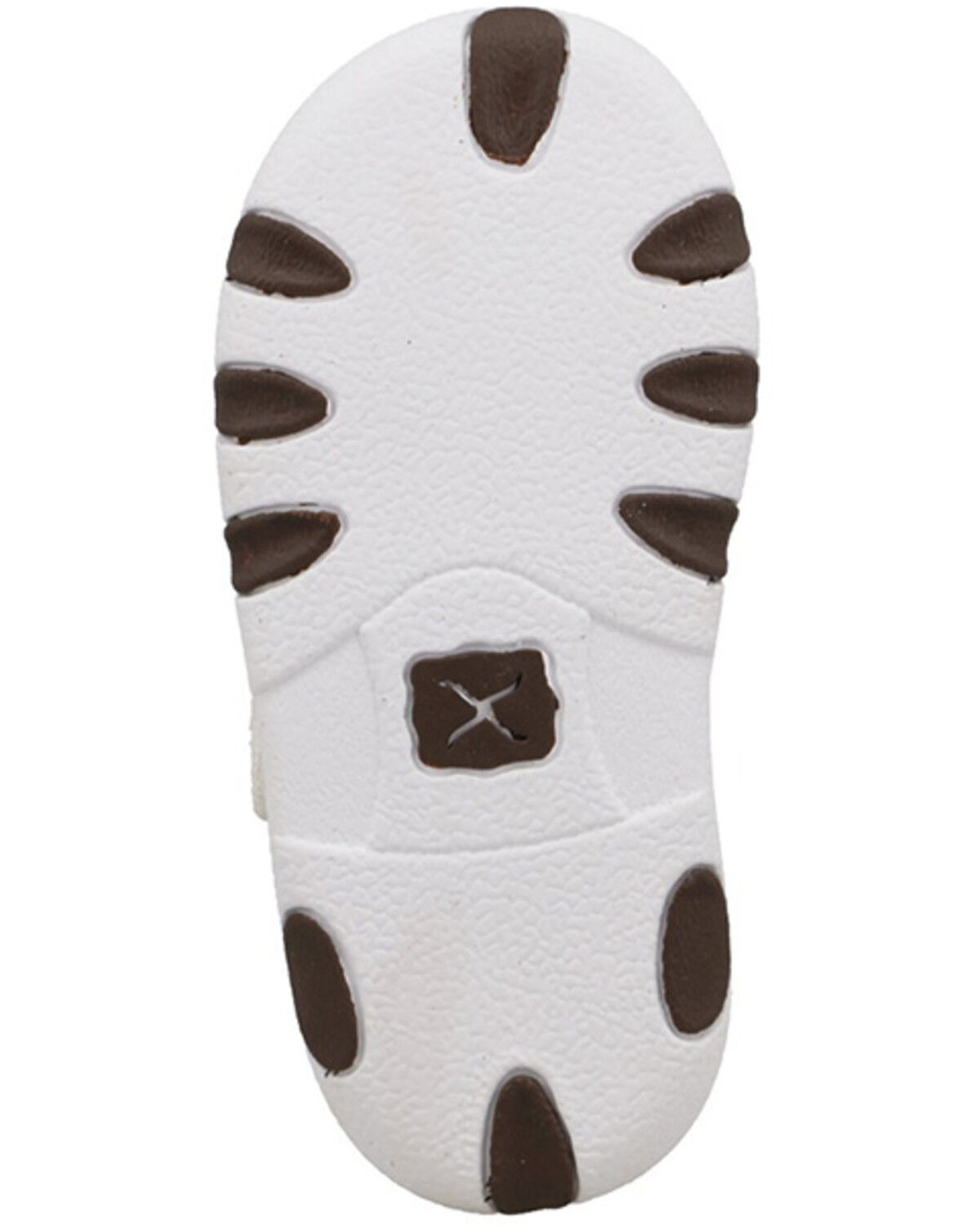 Image #7 - Twisted X Infant Boys' Southwestern Print Driving Mocs, White, hi-res