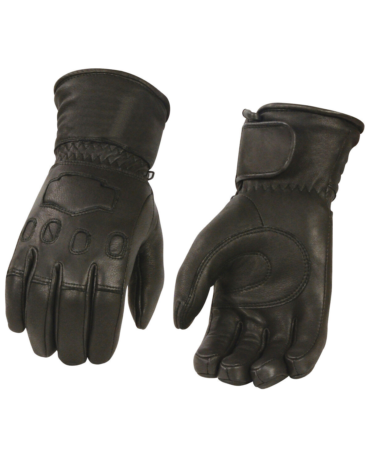 Image #1 - Milwaukee Leather Men's Deerskin Thermal Lined Gauntlet Glove, , hi-res