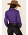 Image #4 - Cinch Women's Solid Purple Long Sleeve Button-Down Western Core Shirt, Purple, hi-res