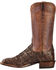 Image #3 - Lucchese Handmade Chocolate Brown Brooks Pirarucu Cowboy Boots - Square Toe , , hi-res