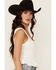 Image #2 - Free People Women's Roller Tank, Ivory, hi-res