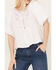 Image #3 - Free People Women's Bardot Western Shirt, White, hi-res