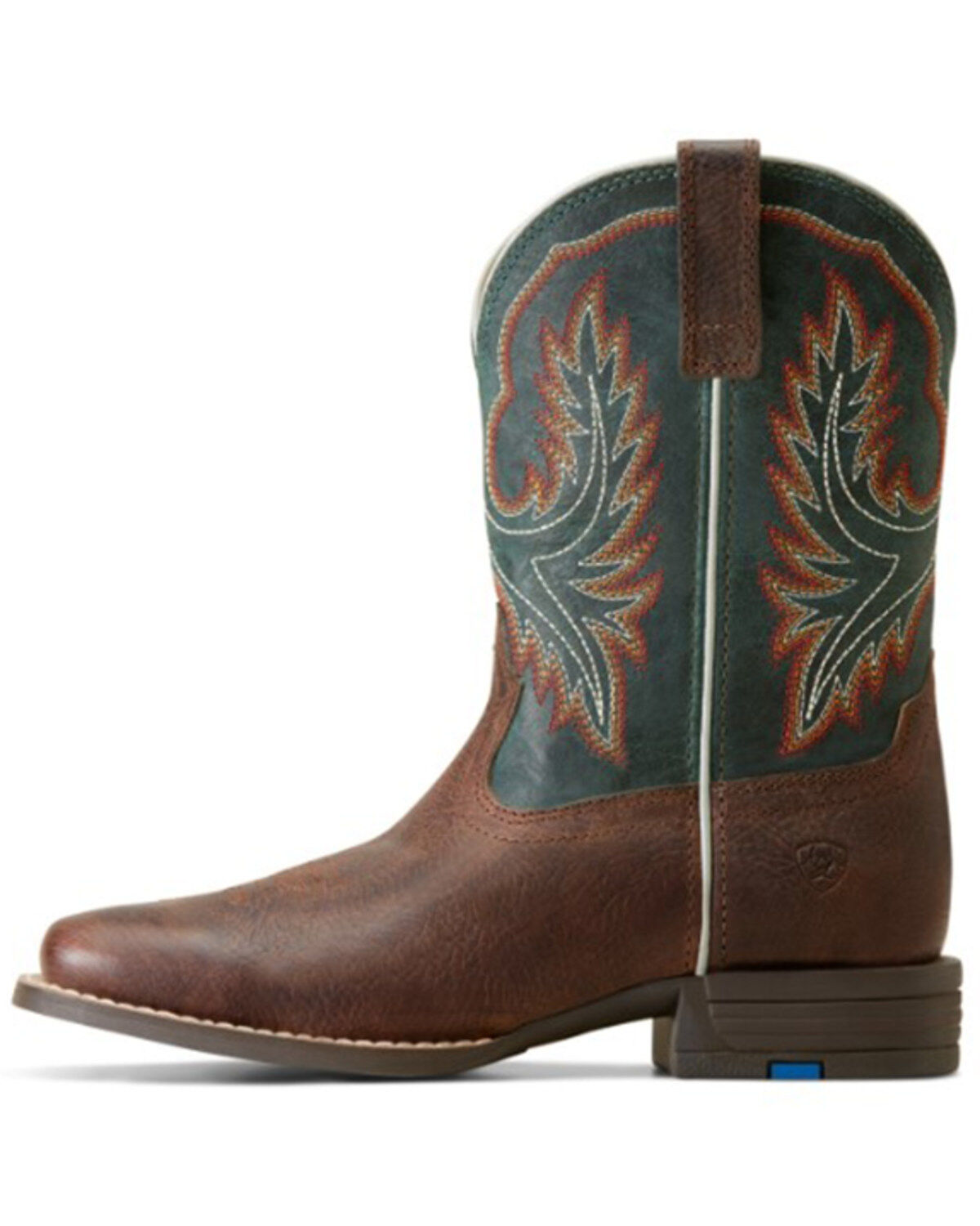 Image #2 - Ariat Boys' Wilder Western Boots - Broad Square Toe, Brown, hi-res