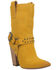 Dingo Women's Dancing Queen Harness Fashion Booties - Pointed Toe, Mustard, hi-res