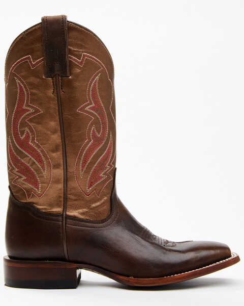 Image #2 - Shyanne Women's Frankie Western Boots - Broad Square Toe, Brown, hi-res