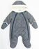 Urban Republic Infant Boys' Quilted Pram Onesie Footed Snowsuit , Grey, hi-res