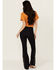 Image #3 - Idyllwind Women's Glenn Dark Wash High Rise Western Stitched Bootcut Comfort Stretch Denim Jeans, Dark Wash, hi-res