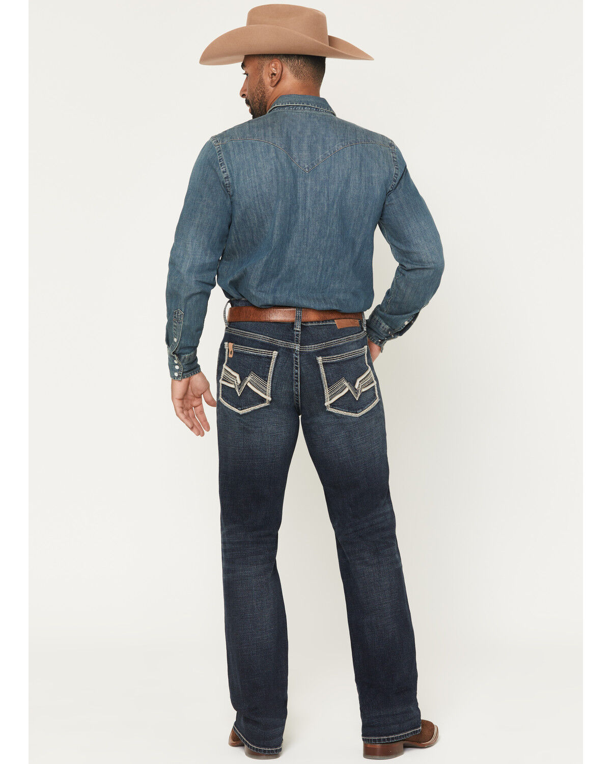 Image #3 - Cody James Men's Segundo Wash Duke Relaxed Bootcut Stretch Denim Jeans, Dark Wash, hi-res