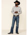 Resistol Men's White North Plaid Long Sleeve Western Shirt , White, hi-res