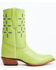 Image #2 - Planet Cowboy Women's Pee-Wee Ah Limon Leather Western Boot - Snip Toe , Green, hi-res