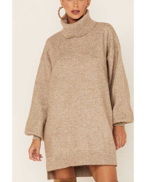Show Me Your Mumu Women's Chester Sweater Dress, Oatmeal, hi-res