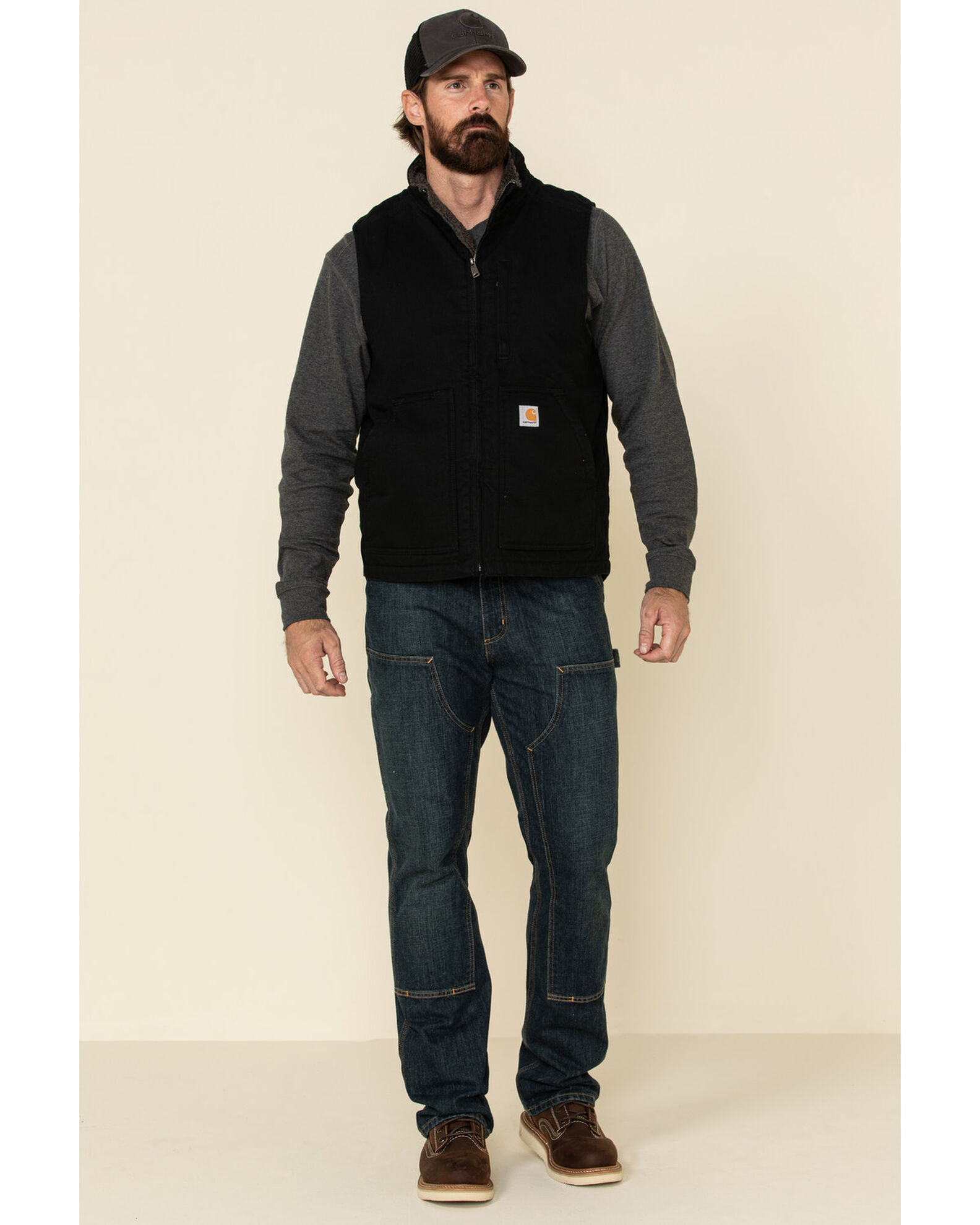 Carhartt sherpa lined vest tall shop