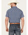Image #4 - Panhandle Men's Southwestern Print Short Sleeve Snap Performance Western Shirt, , hi-res