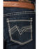 Image #4 - Cody James Men's Dark Wash Moonlight Relaxed Bootcut Stretch Denim Jeans, Dark Wash, hi-res