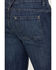 Image #4 - Hawx Men's FR Sheridan Dark Wash 5-Pocket Slim Bootcut Stretch Jeans, Indigo, hi-res