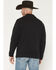 Image #4 - Cinch Men's 1/4 Zip Southwestern Border Print Pullover, Charcoal, hi-res