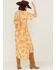 Z&L Women's Chiquitita Floral Print Short Sleeve Maxi Dress, Multi, hi-res