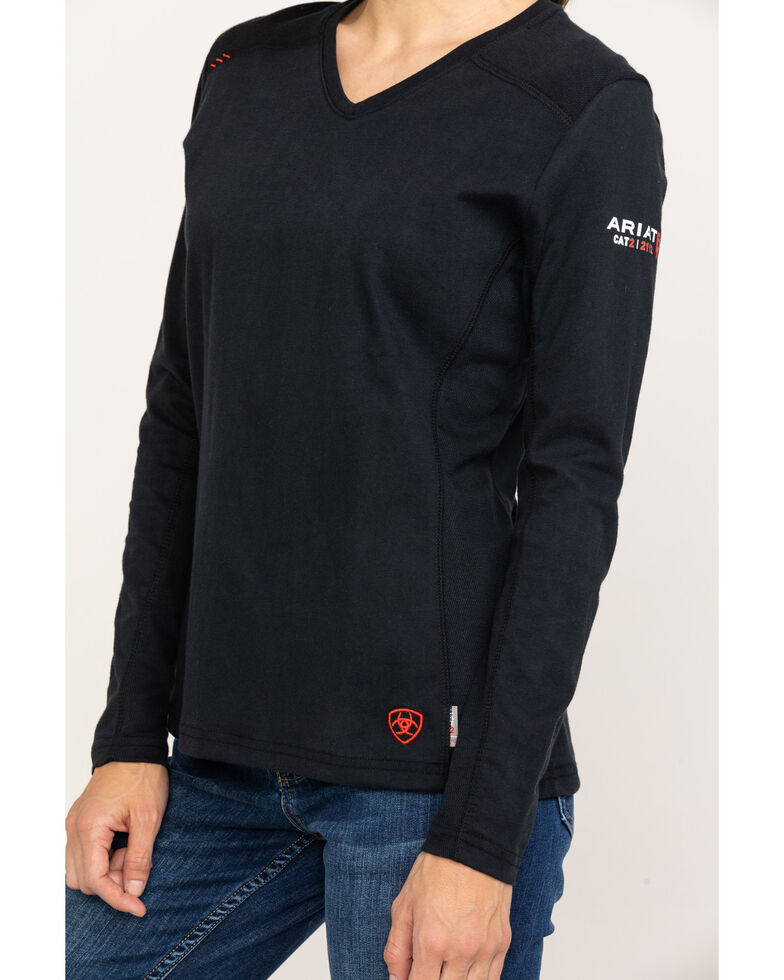 womens long sleeve work tops